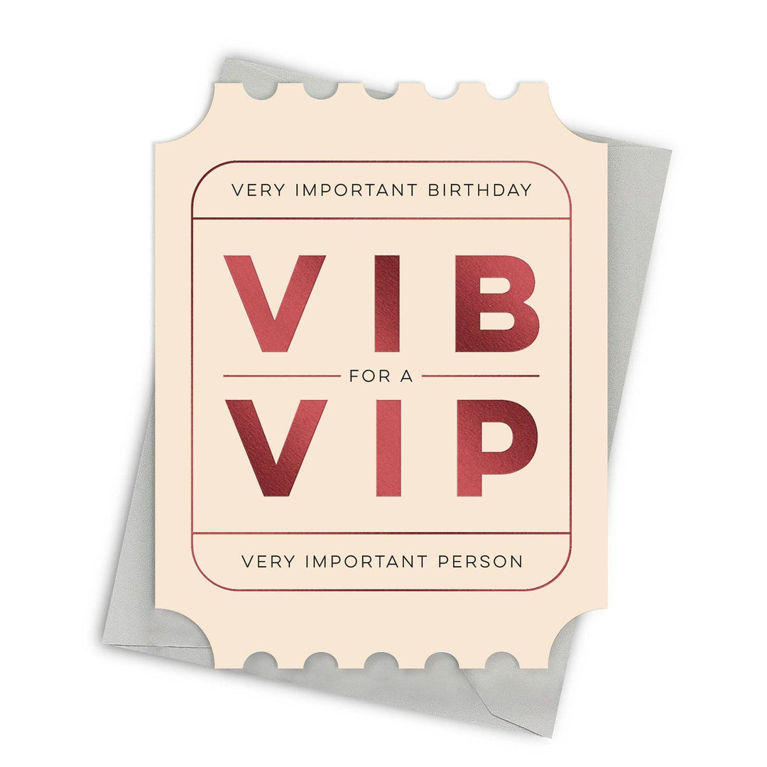 Fine Moments Cards VIP Birthday Card