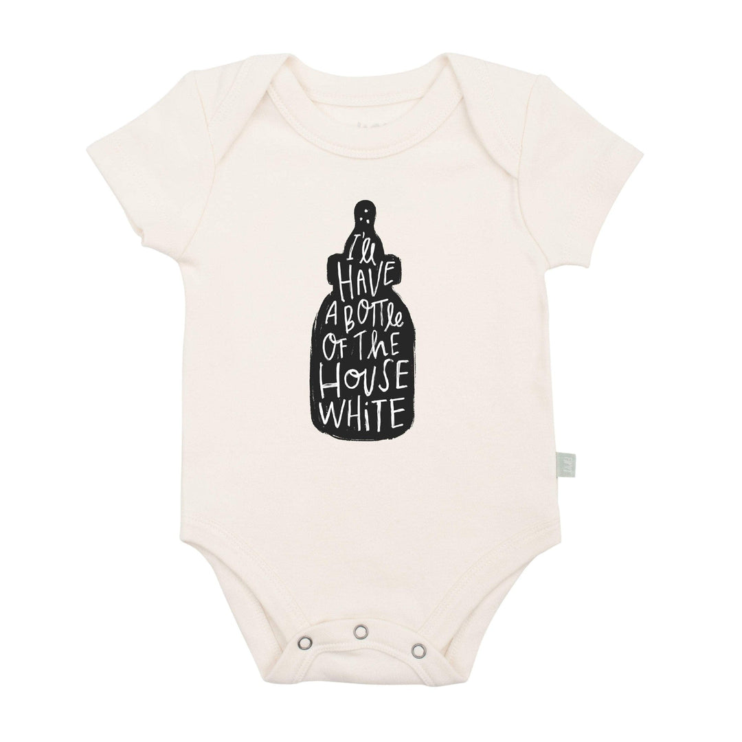 Finn and Emma Bodysuit House White Bodysuit