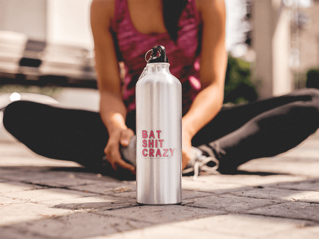 Five Dot Post Cards Bat Shit Crazy Funny Laptop Waterbottle Vinyl Sticker Gift