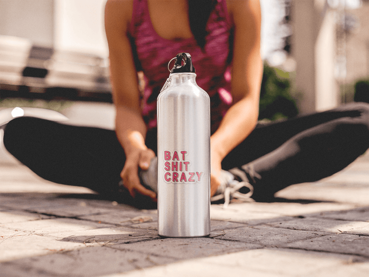 Five Dot Post Cards Bat Shit Crazy Funny Laptop Waterbottle Vinyl Sticker Gift