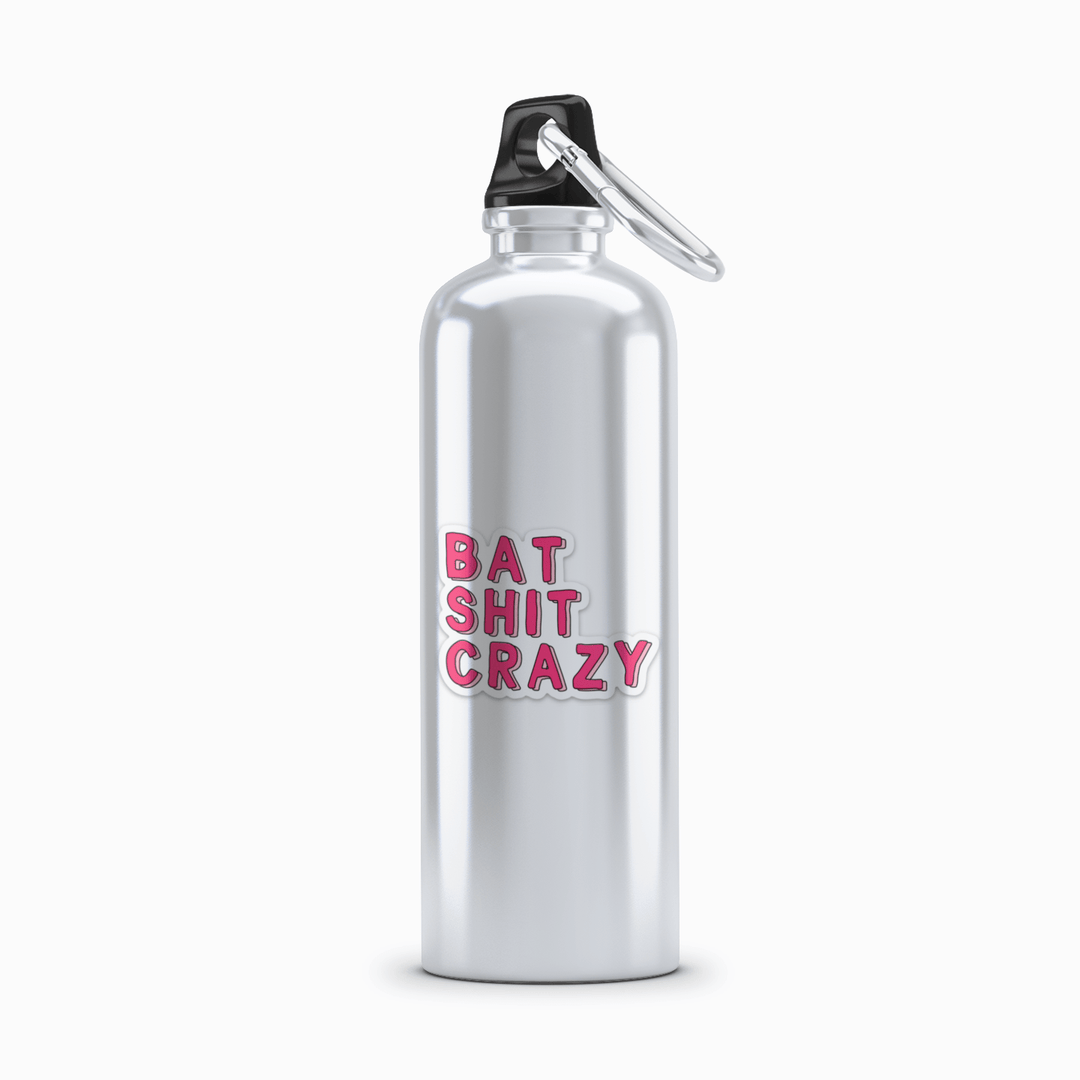 Five Dot Post Cards Bat Shit Crazy Funny Laptop Waterbottle Vinyl Sticker Gift