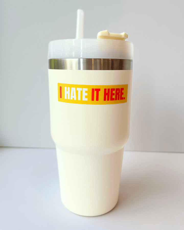 Five Dot Post Sticker I Hate It Here Vinyl Sticker