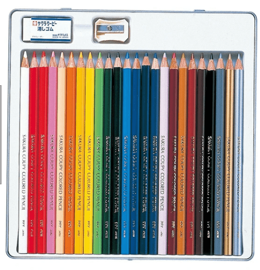 Fuji Paper Sakura Colored Pencils - 24 Colors