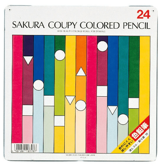 Fuji Paper Sakura Colored Pencils - 24 Colors