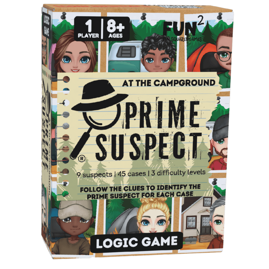 Fun Squared Games Game Prime Suspect Solo: At The Campground | Fun Squared Games
