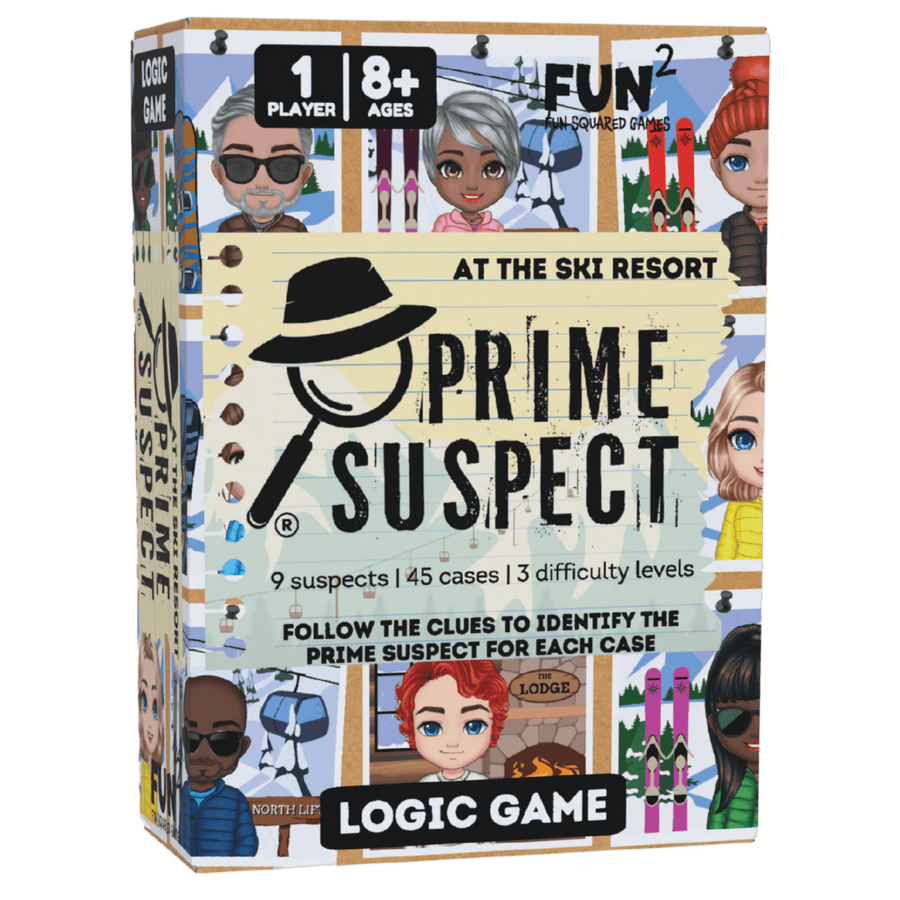 Fun Squared Games Game Prime Suspect Solo: At The Ski Resort | Fun Squared Games