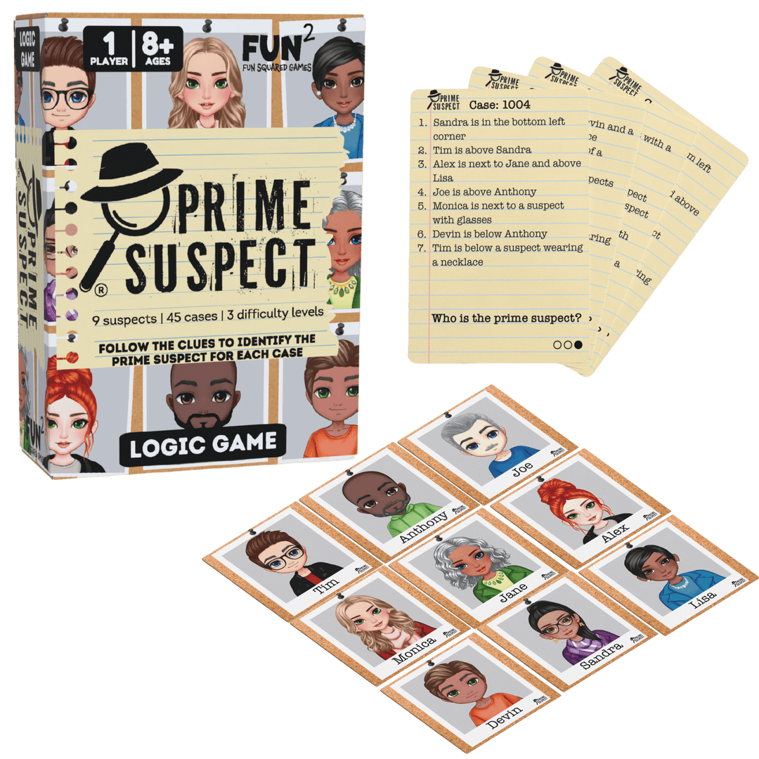 Fun Squared Games Game Prime Suspect Solo | Fun Squared Games