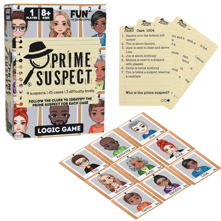 Fun Squared Games Game Prime Suspect Solo | Fun Squared Games