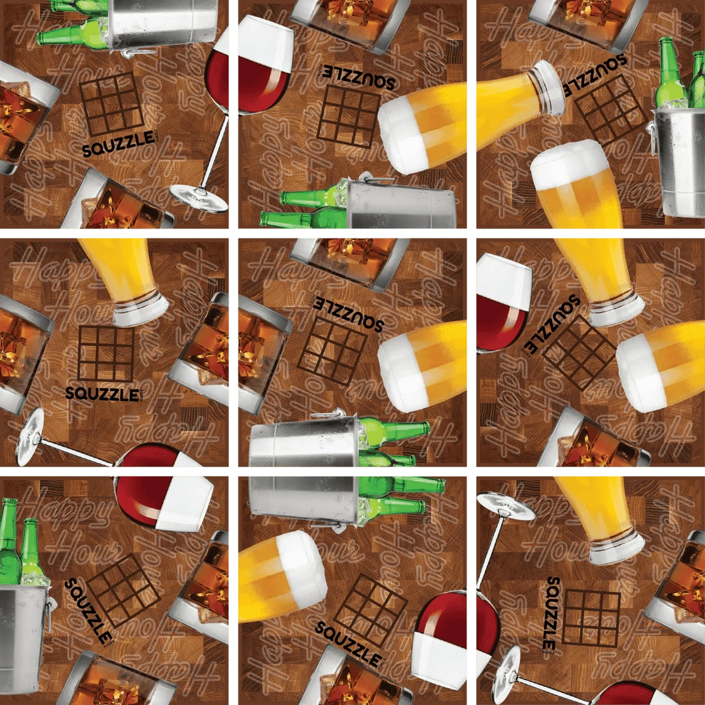 Fun Squared Games Puzzle Happy Hour Squzzle Puzzle | Fun Squared Games