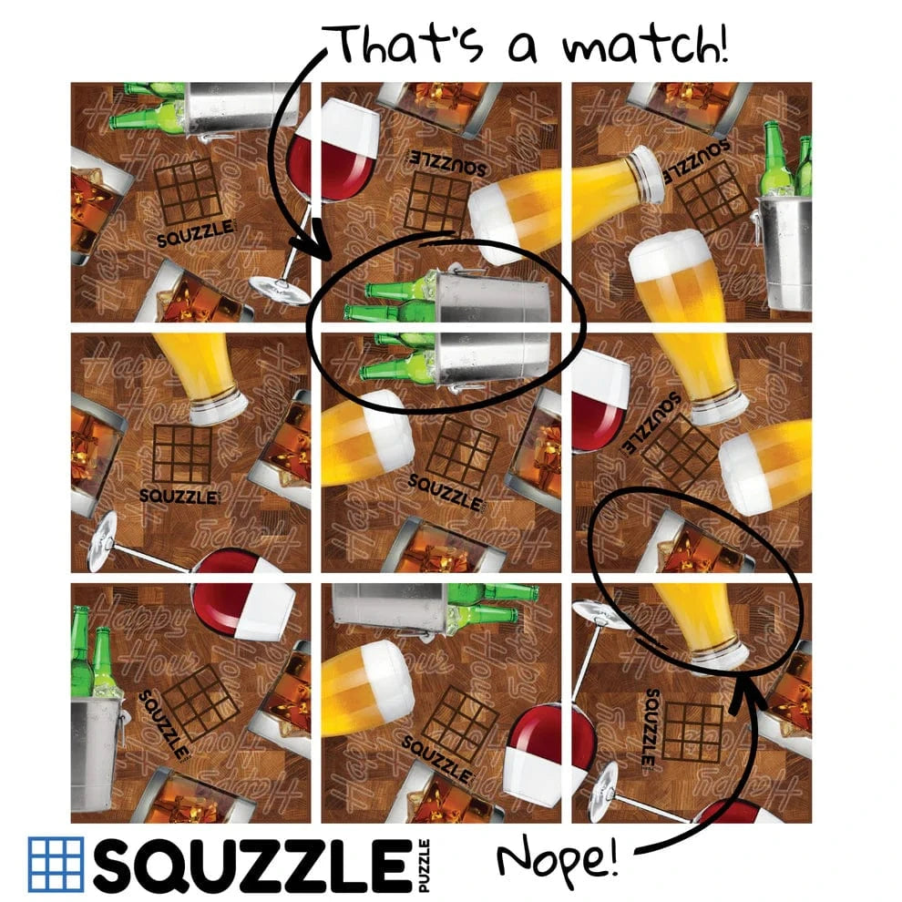Fun Squared Games Puzzle Happy Hour Squzzle Puzzle | Fun Squared Games