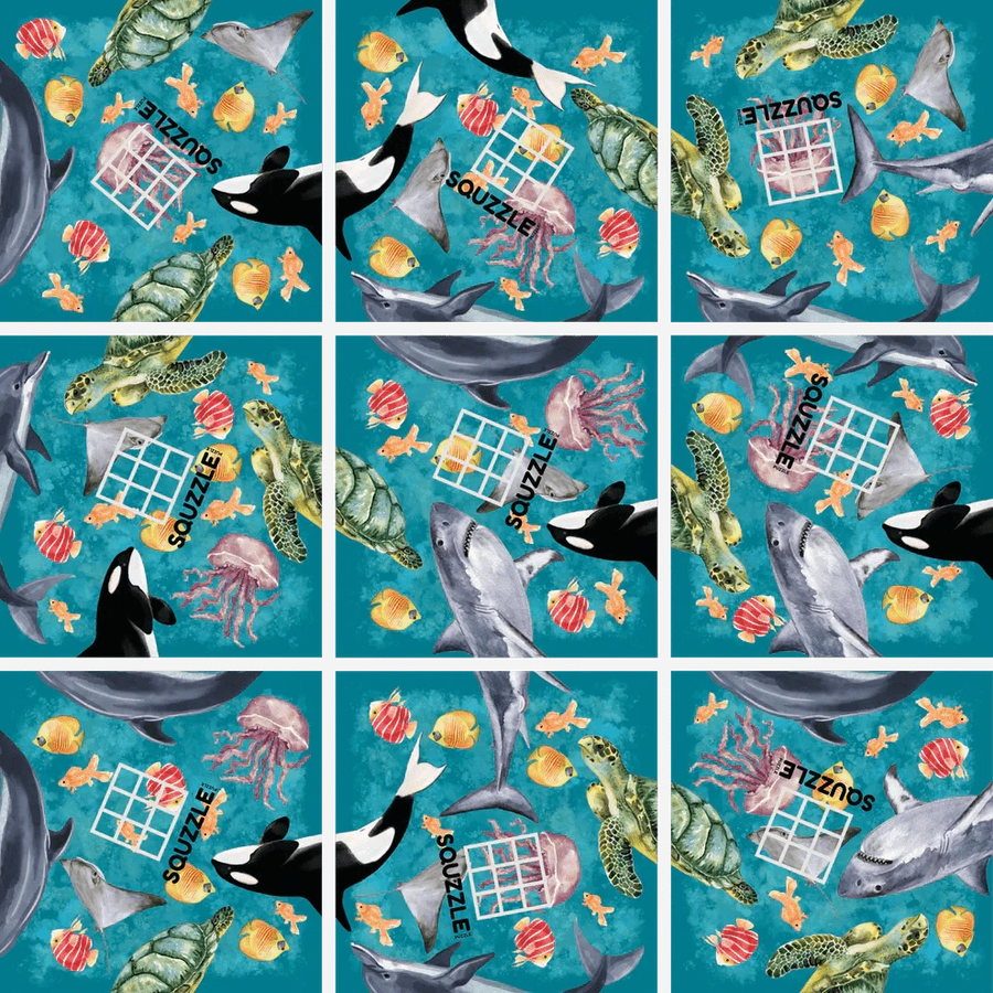 Fun Squared Games Puzzle Ocean Life Squzzle Puzzle | Fun Squared Games