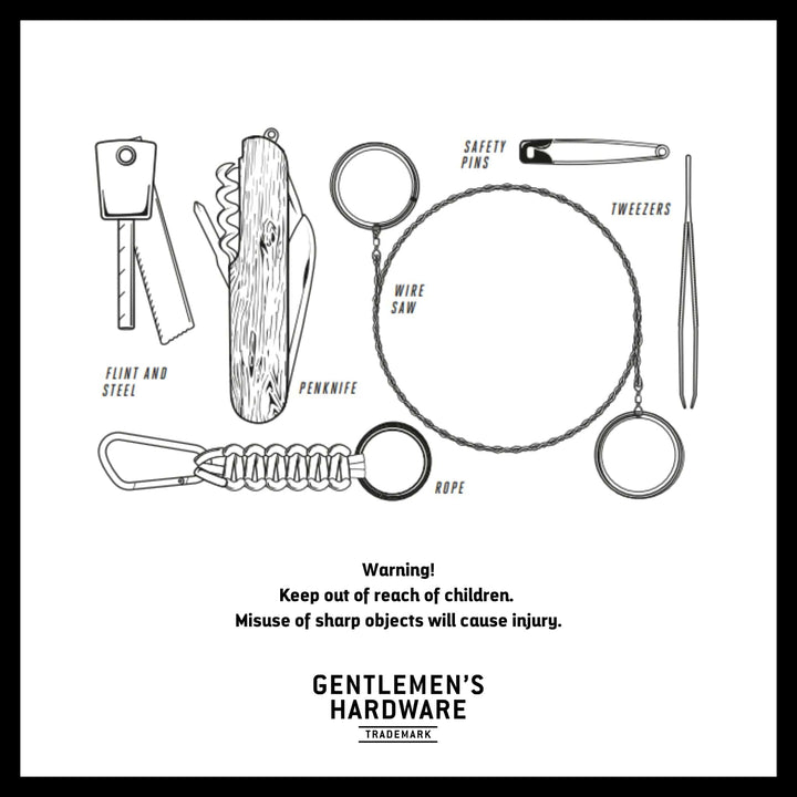 Gentlemen's Hardware Tool Great Outdoors Kit