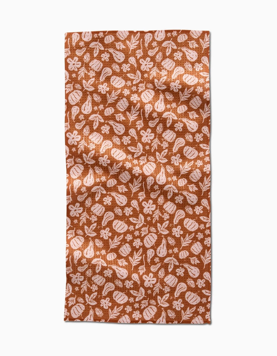 Geometry Holiday Farm Harvesting Days Bar Towel