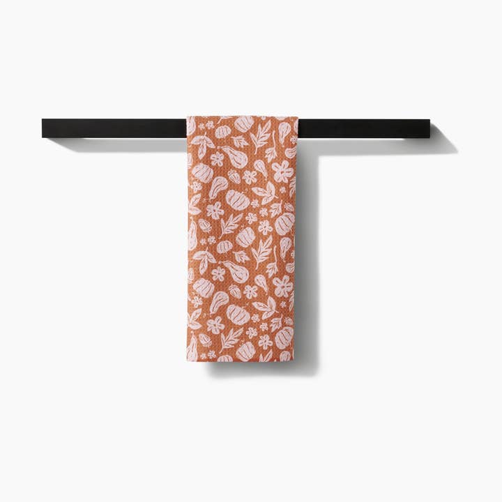 Geometry Holiday Farm Harvesting Days Tea Towel