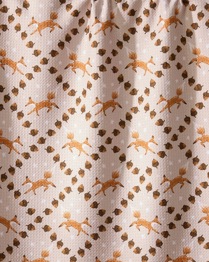 Geometry Home Foxes and Twinkles Tea Towel