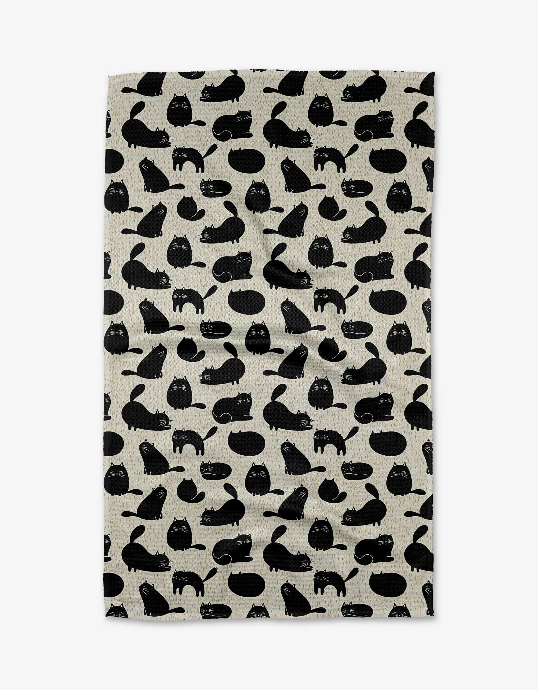 Cat print bath online towels