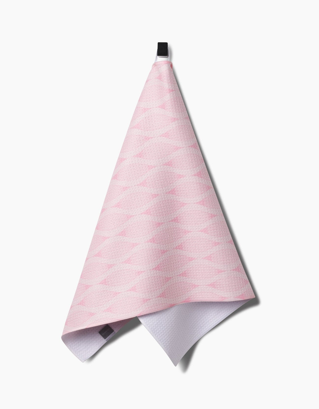 Geometry Kitchen Towels Patterned in Pink Kitchen Tea Towel