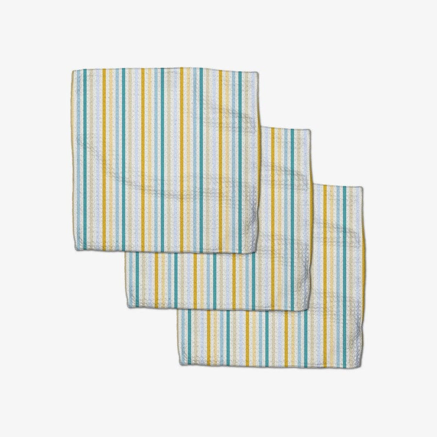 Geometry Kitchen Towels Seaside Sunshine Dishcloth Set