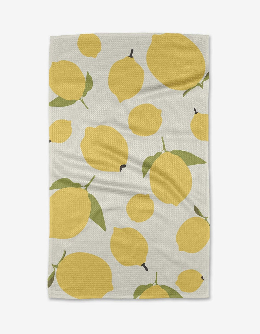 Geometry Kitchen Towels Sunny Lemons Kitchen Tea Towel