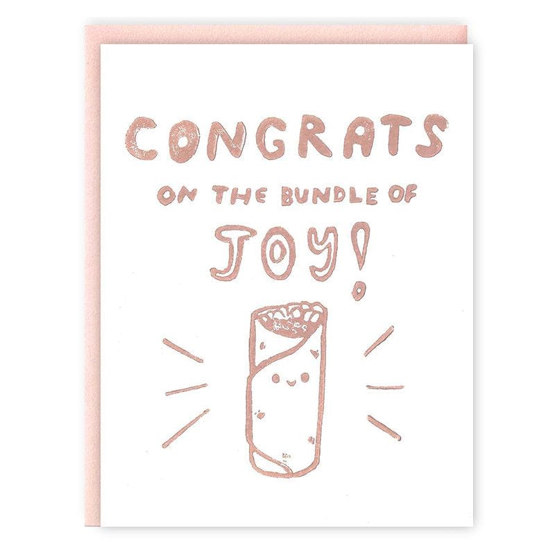 Ghost Academy Card Burrito of Joy Baby Card