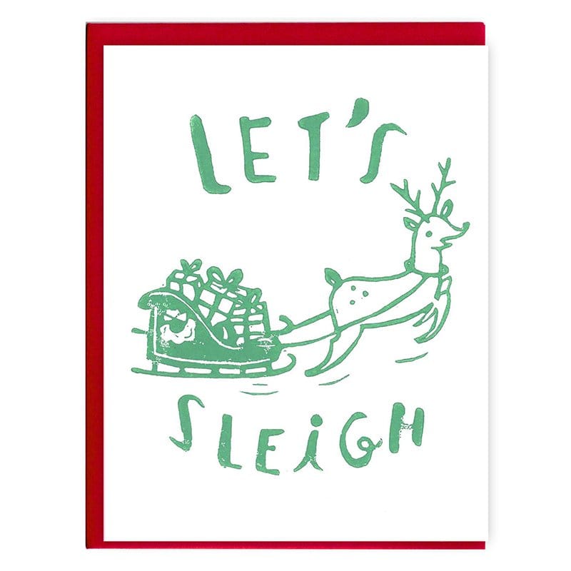 Ghost Academy Card Let's Sleigh Holiday Card