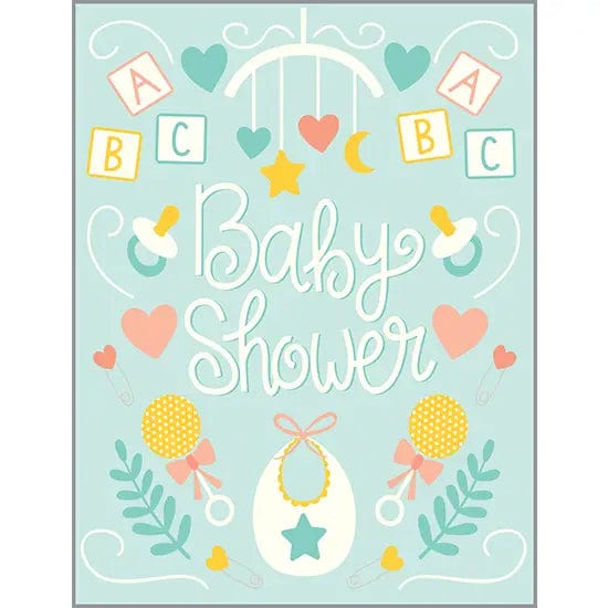 Gina B Designs Baby Shower Baby Items - Baby Card