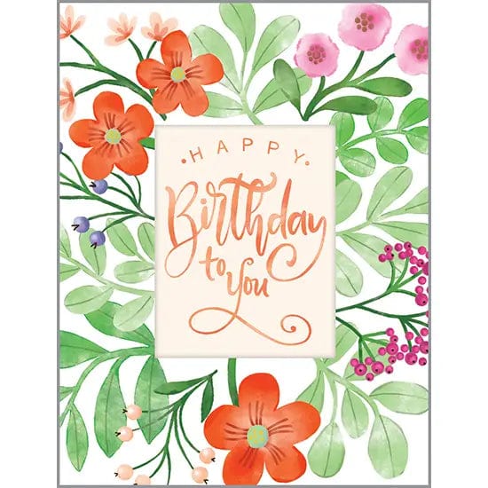 Gina B Designs birthday card Birthday Blossoms - Birthday Card