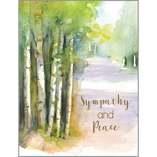 Gina B Designs anniversary card Aspen Path - Sympathy Card