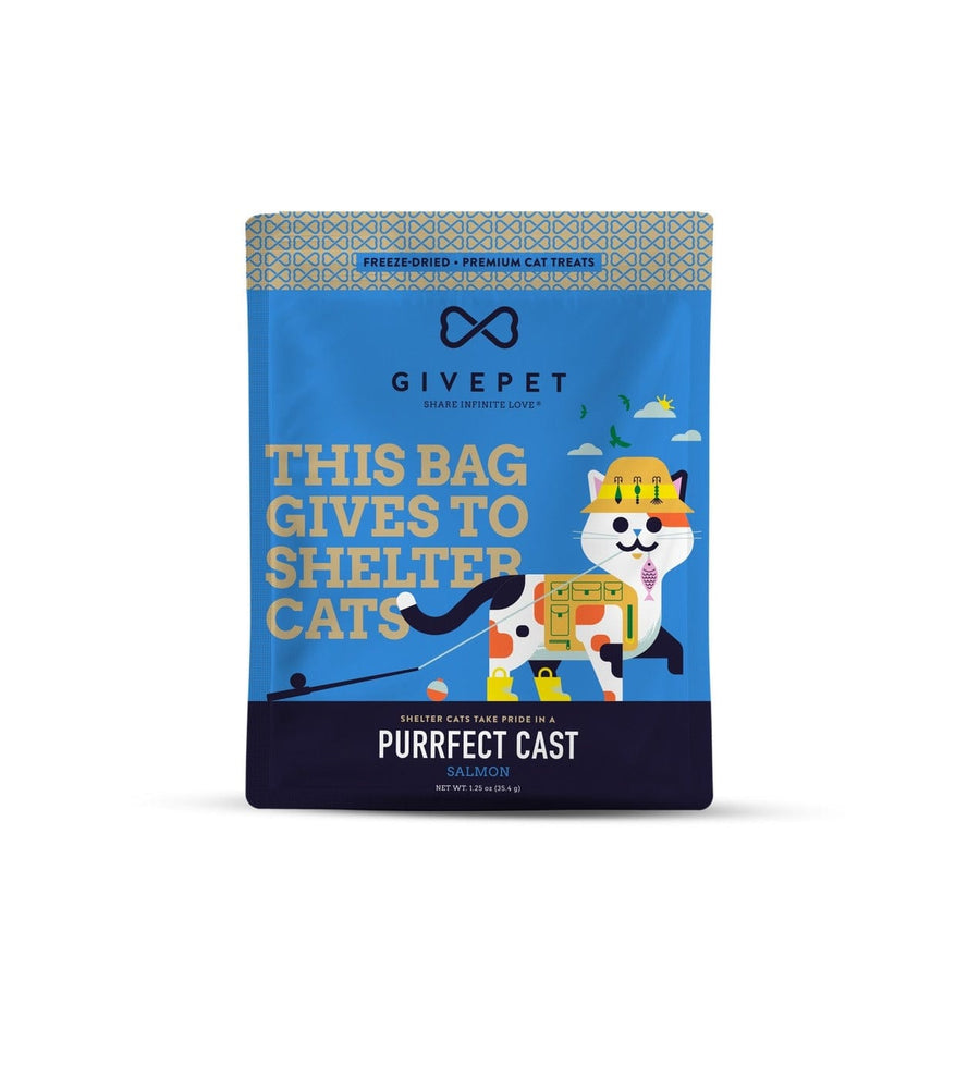 GivePet Gifts Purrfect Cast Freeze-Dried Cat Treats - 1.25oz Bag