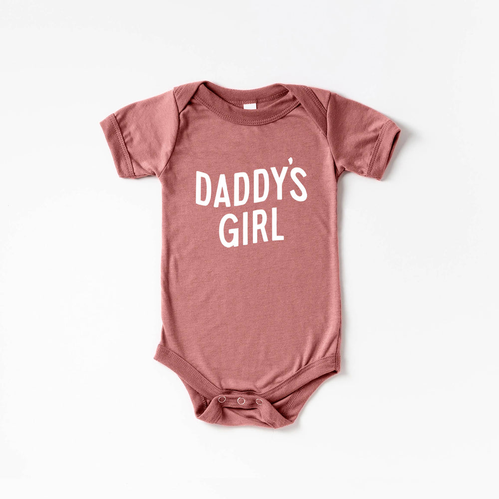 Gladfolk Baby Clothes 3-6M Daddy's Girl Modern Baby Bodysuit
• Mauve Pink Outfit