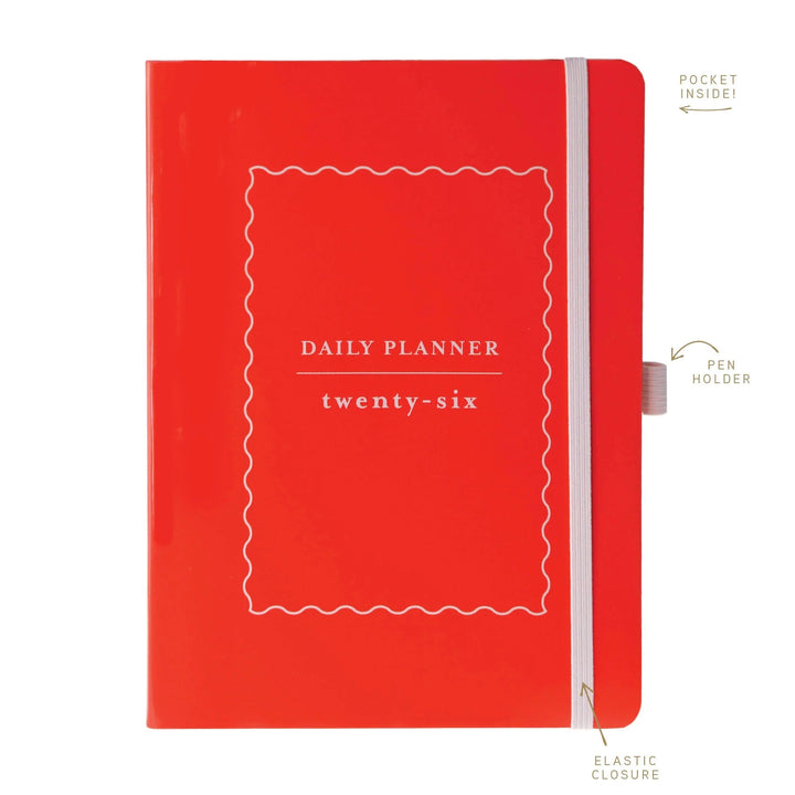 Graphique de France Paper Glossy 6 x 8 18-Month Vegan Leather Planner