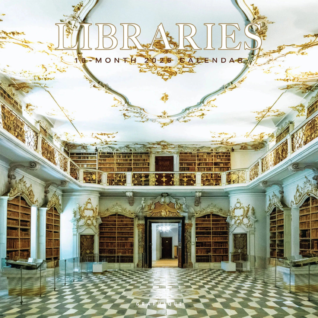 Graphique de France Paper Libraries 12 x 12 2026 Wall Calendar