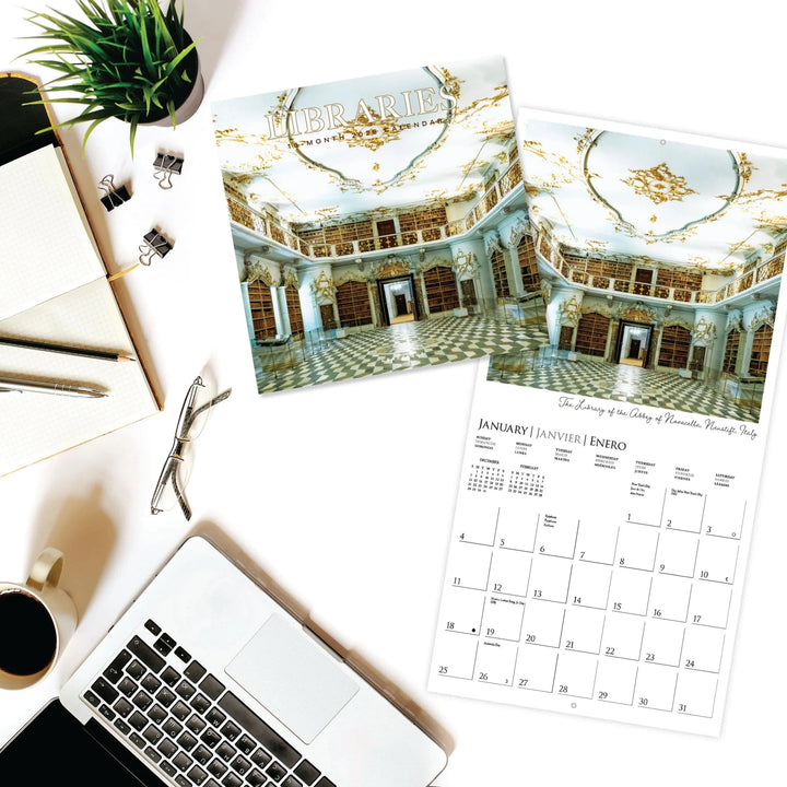 Graphique de France Paper Libraries 12 x 12 2026 Wall Calendar