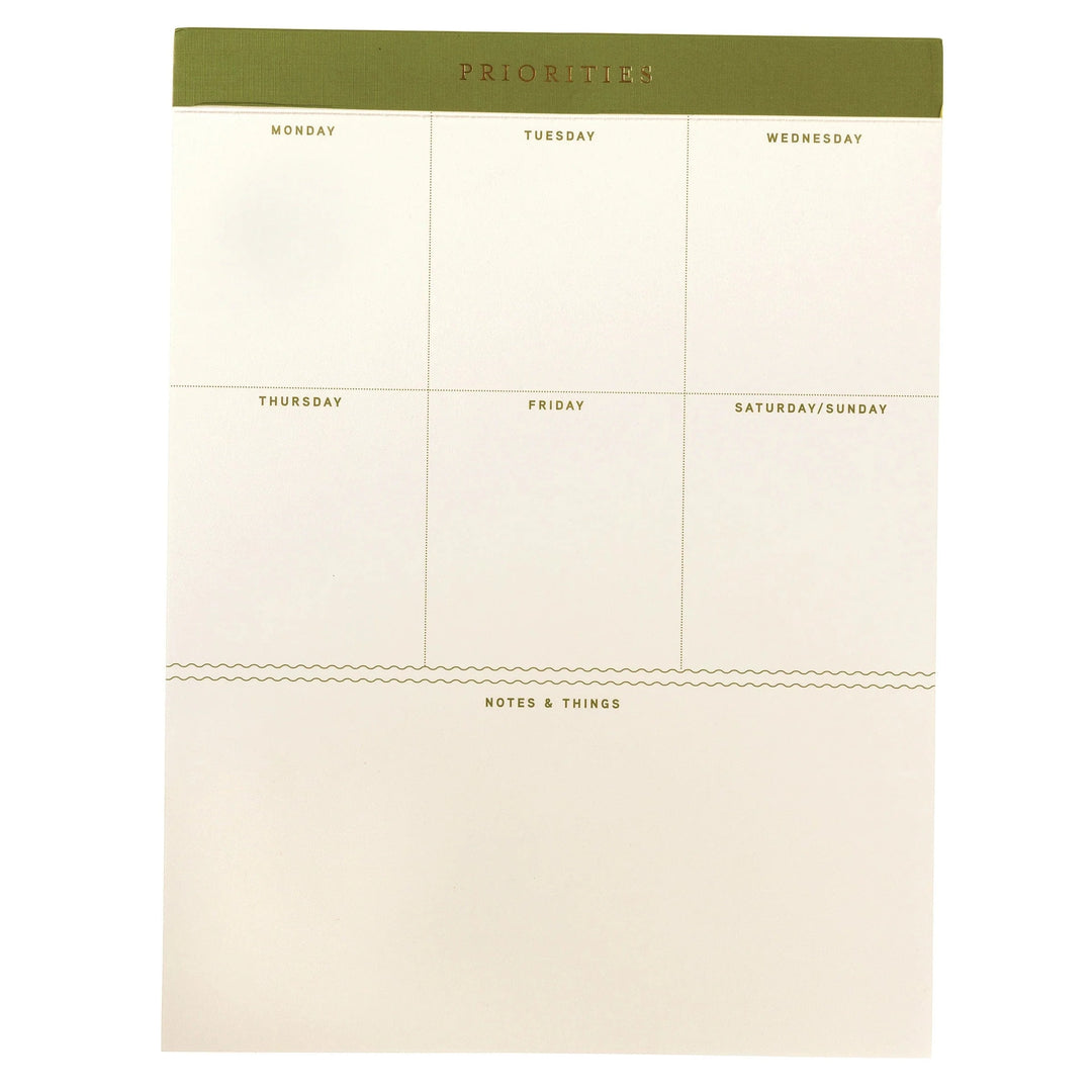 Graphique de France Paper Olive Green Legal Pad