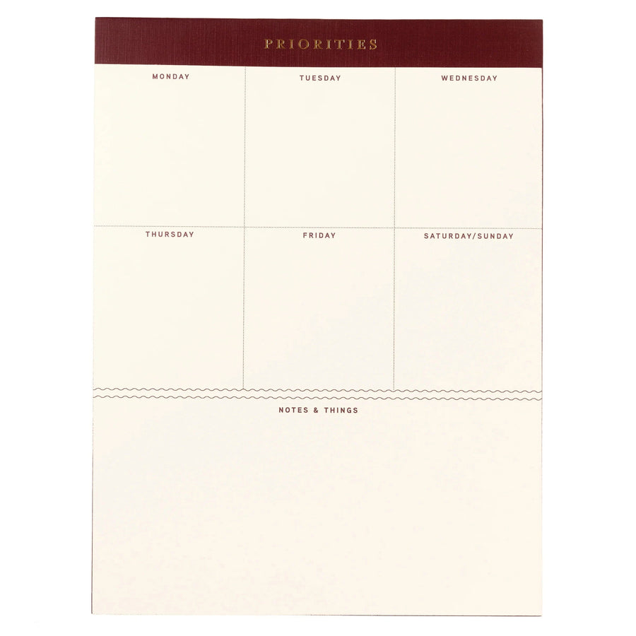 Graphique de France Paper Plum Red Legal Pad