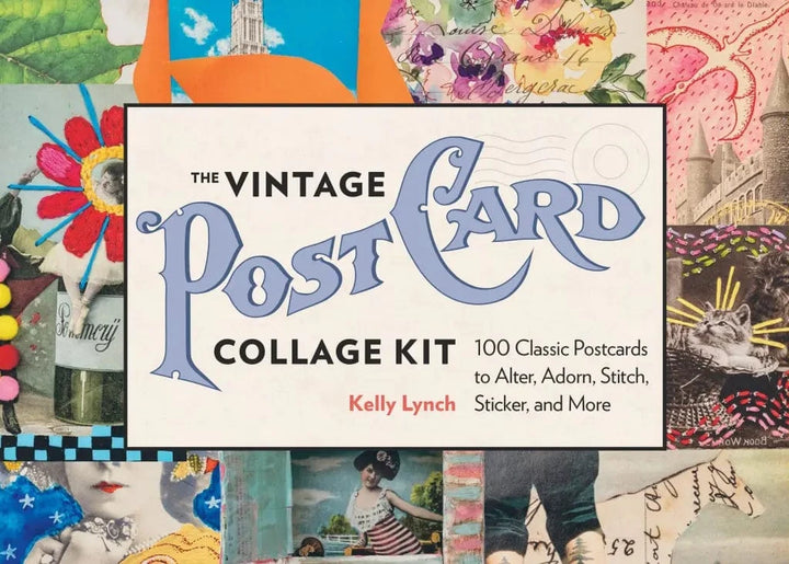 Hachette Cards The Vintage Postcard Collage Kit