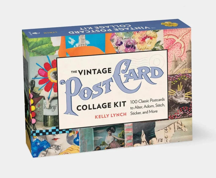 Hachette Cards The Vintage Postcard Collage Kit
