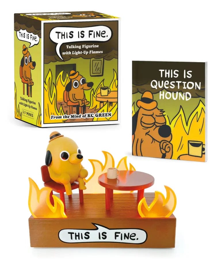 Hachette Just for Fun This Is Fine Talking Figurine