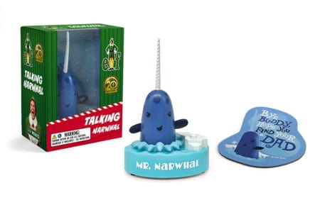 Hachette Ornament Elf: Talking Narwhal