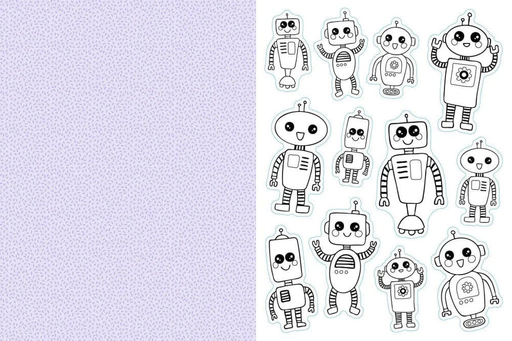 Hachette Sticker Book Color Your Own Stickers, Volume 2