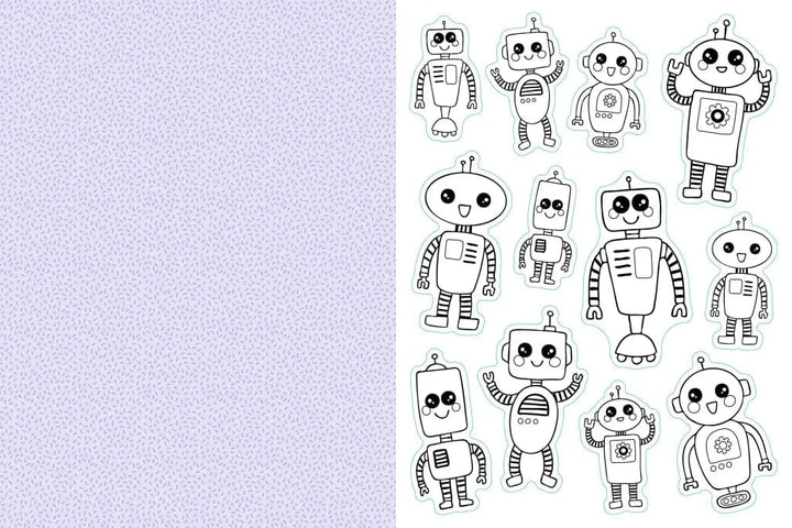 Hachette Sticker Book Color Your Own Stickers, Volume 2