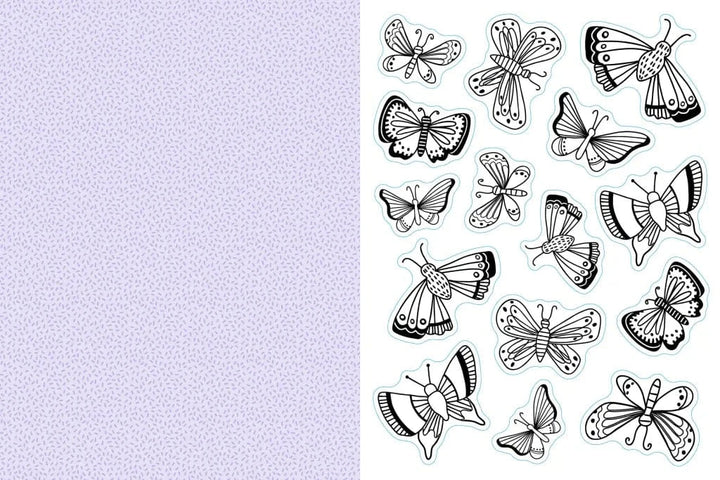 Hachette Sticker Book Color Your Own Stickers, Volume 2