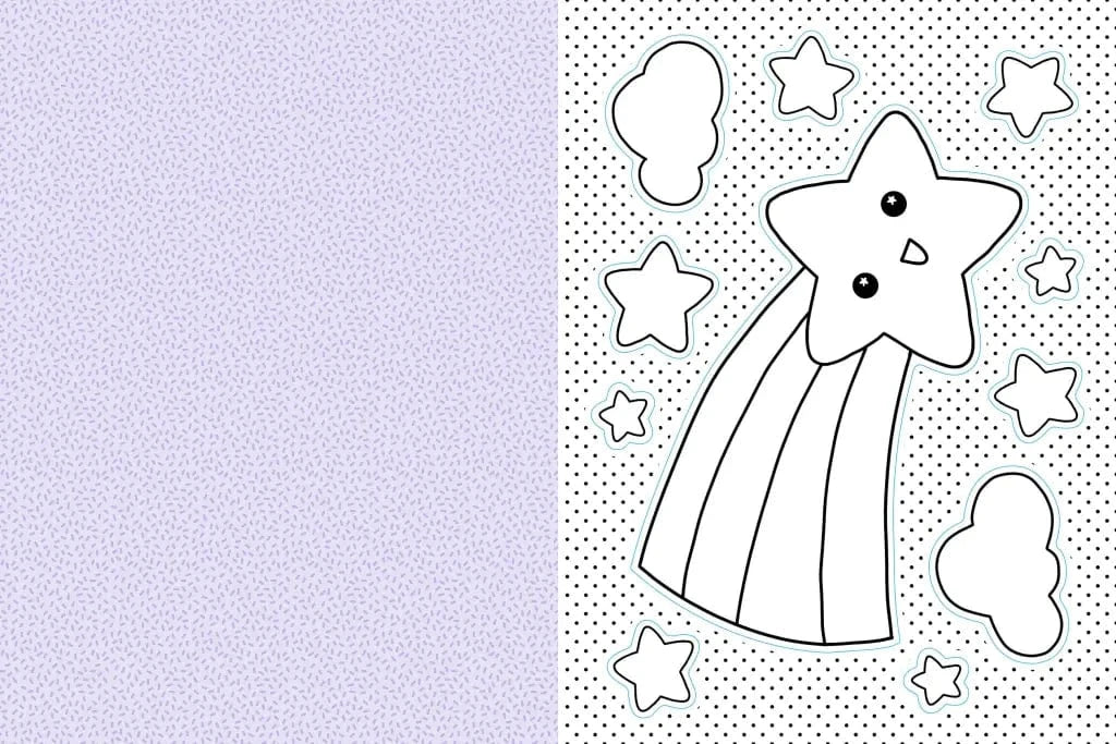 Hachette Sticker Book Color Your Own Stickers, Volume 2