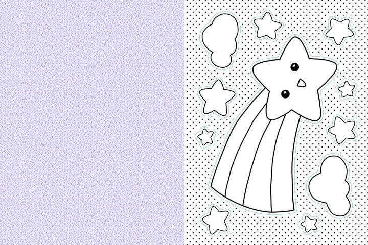 Hachette Sticker Book Color Your Own Stickers, Volume 2