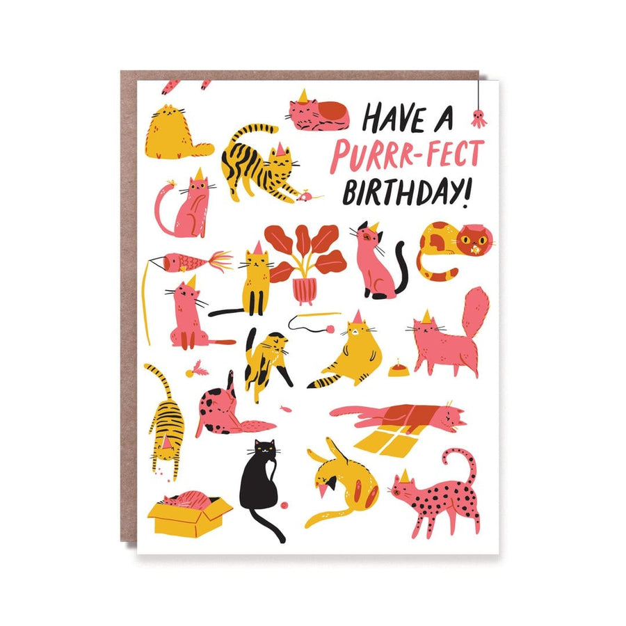 Hello!Lucky Card Purrfect Birthday Card