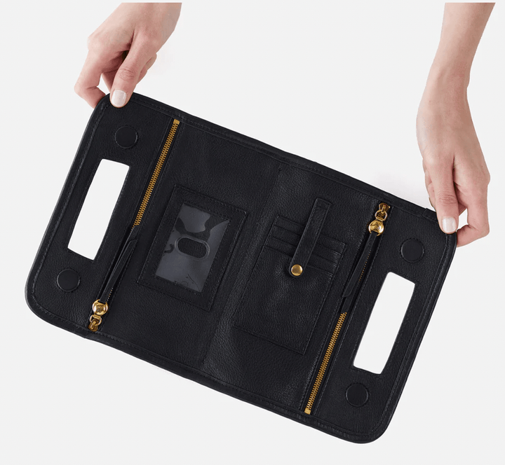 hobo Ace Clutch in Pebbled Leather