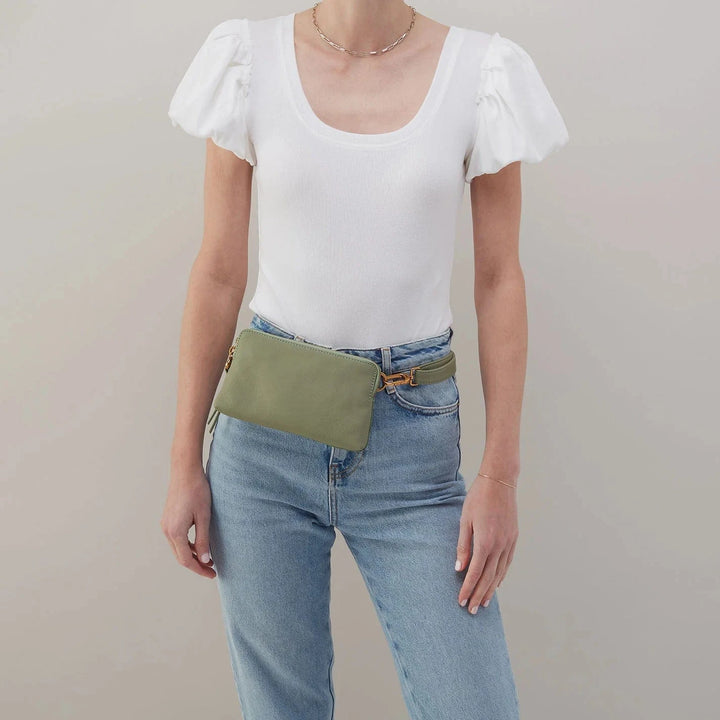 Hobo Bags Fern Slim Belt Bag - Watercress