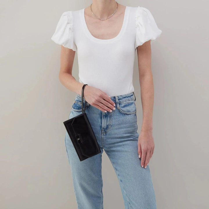 Hobo Bags Romy Wallet Crossbody - Black
