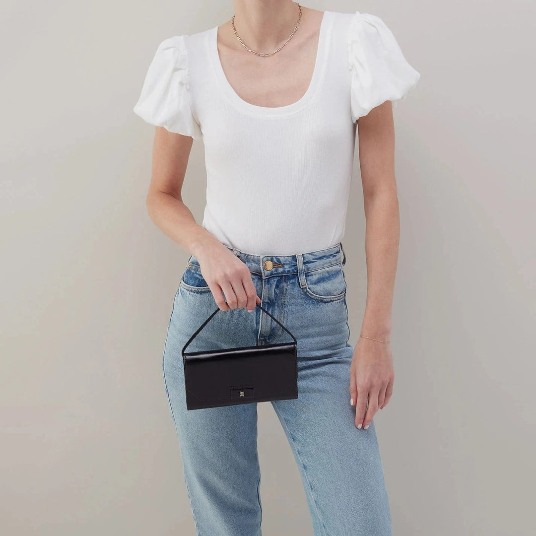 Hobo Bags Romy Wallet Crossbody - Black
