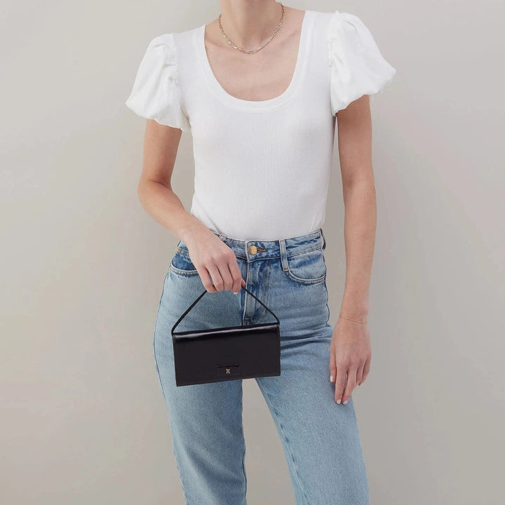 Hobo Bags Romy Wallet Crossbody - Black